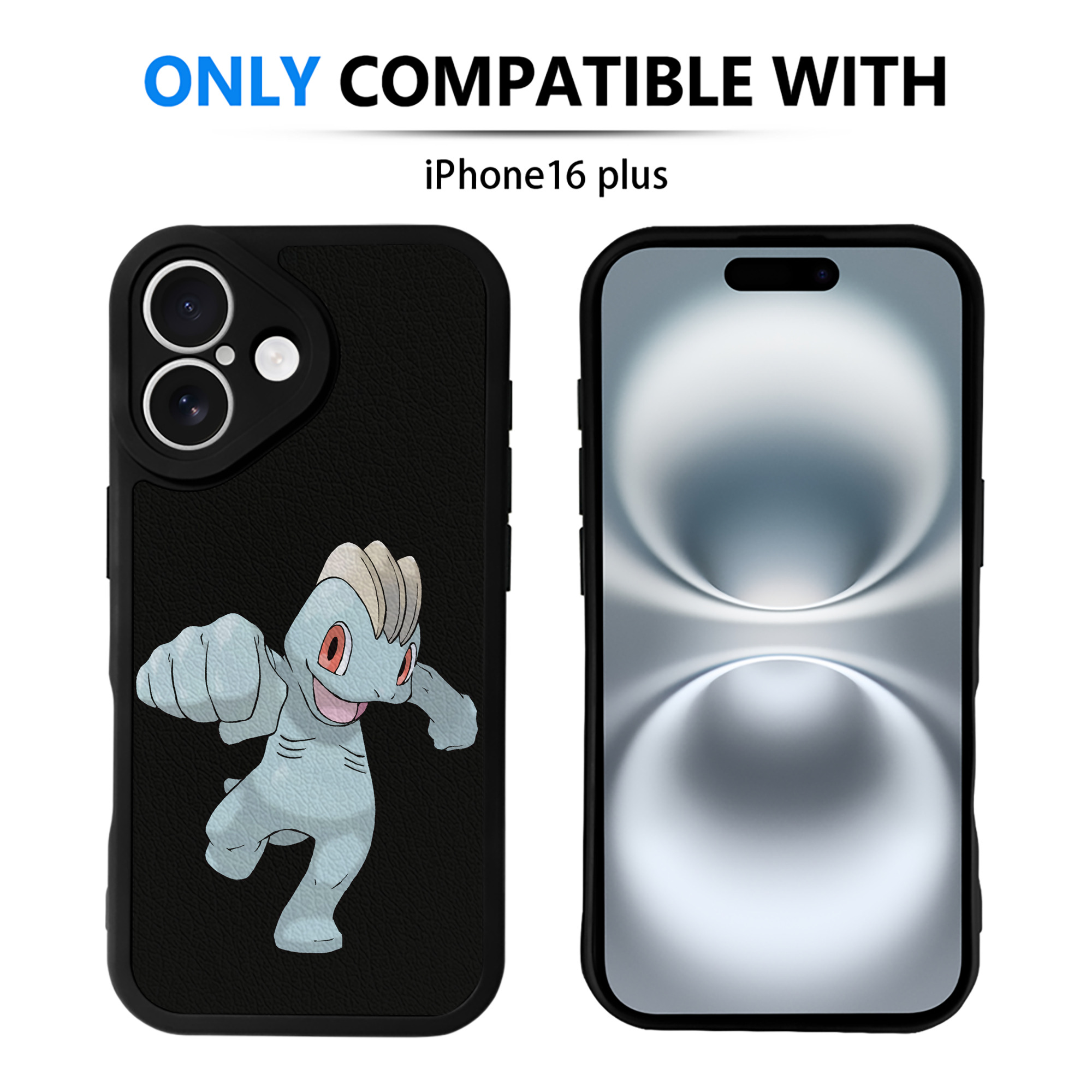 （画像用） ポケットモンスター Pokémon 【iPhone 16シリーズ対応】シリコンスマホケース（レザー調） 材質：シリコン